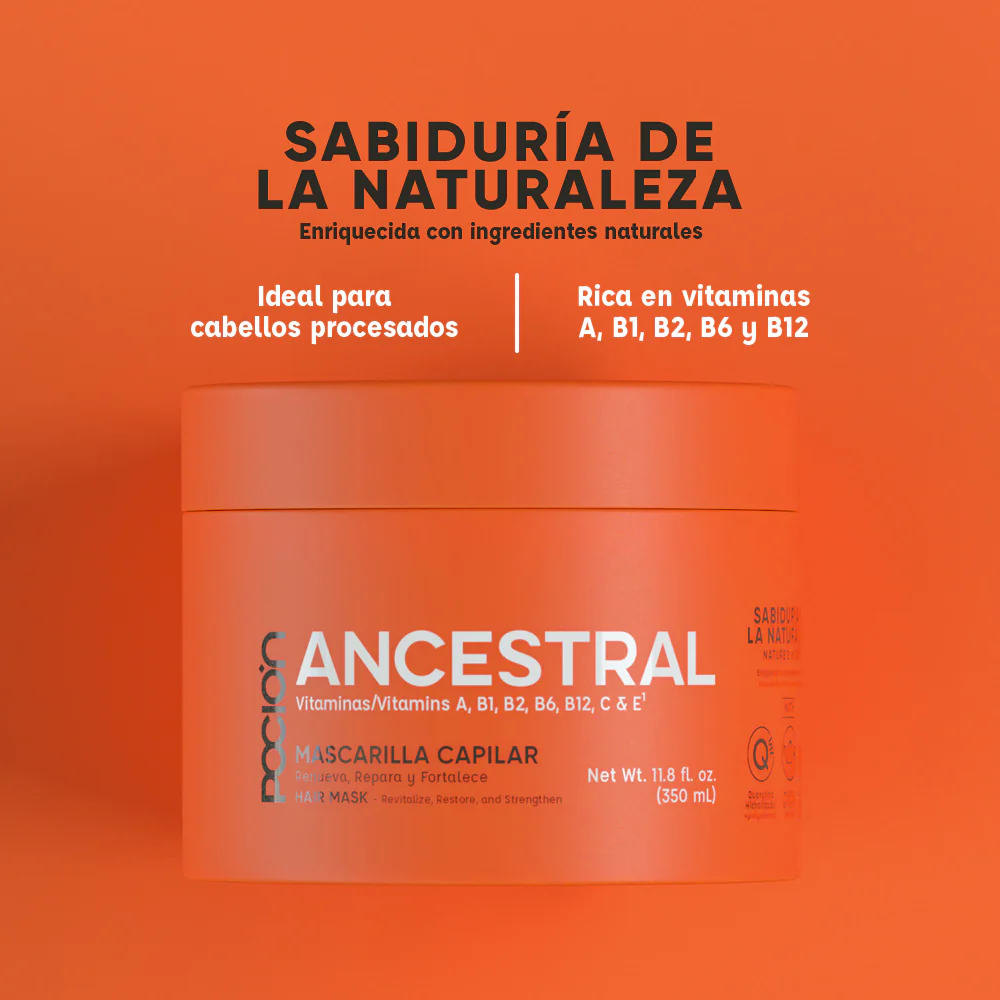 Ancestral Mascarilla de Reparación Capilar 350ML POCION - Image 4