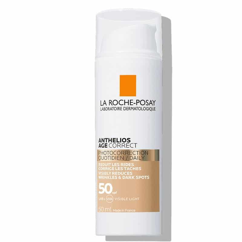 Anthelios Age Correct Con Color Protector Solar Facial SPF50+ 50ml LA ROCHE POSAY®