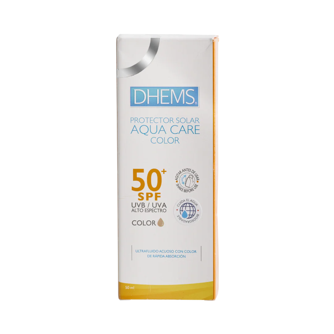 Aquacare Con Color Protector Solar SPF50 50ml DHEMS® - Image 2