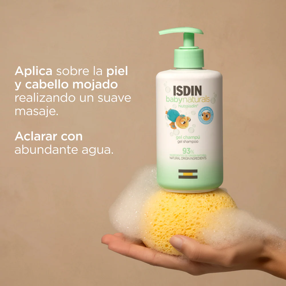 Baby Naturals Nutraisdin Gel - Champú 400ml ISDIN® - Image 2
