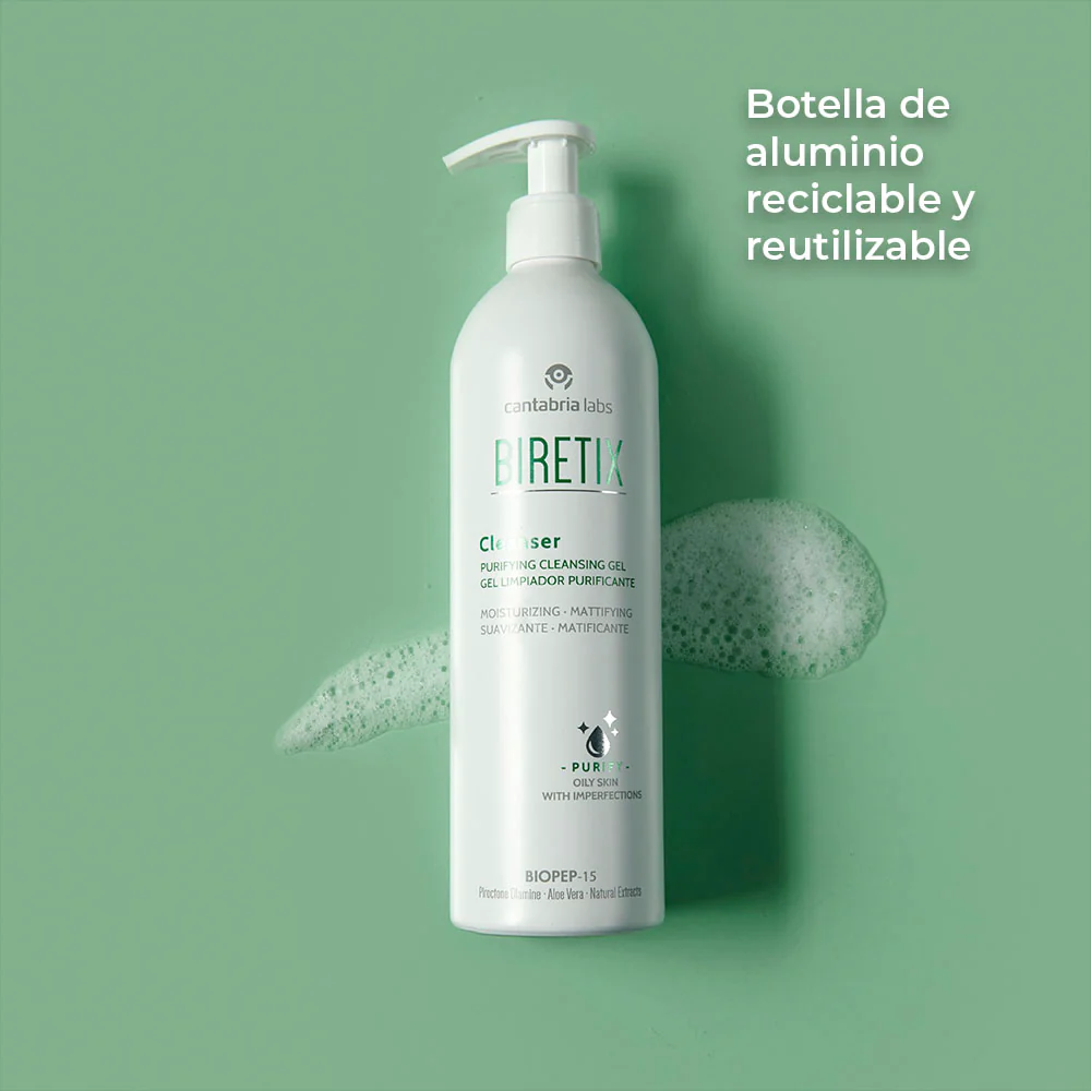 Biretix Cleanser Gel Limpiador 400ml CANTABRIA® - Image 2