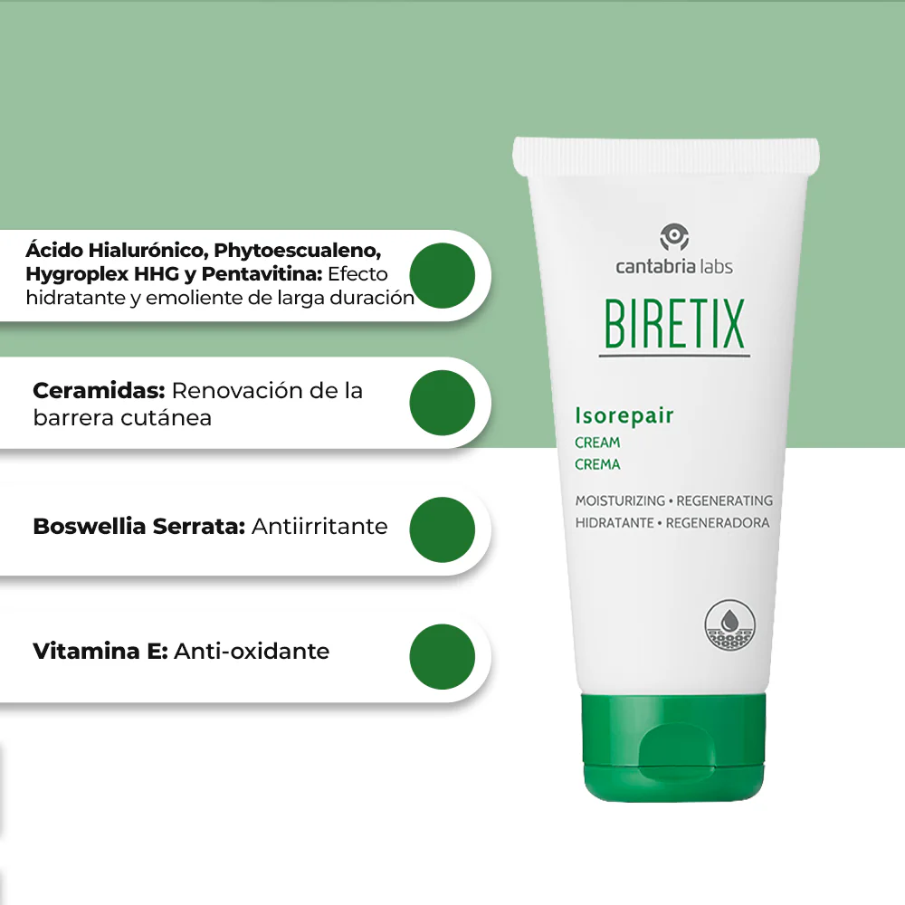 Biretix Isorepair Crema 50ml CANTABRIA® - Image 3