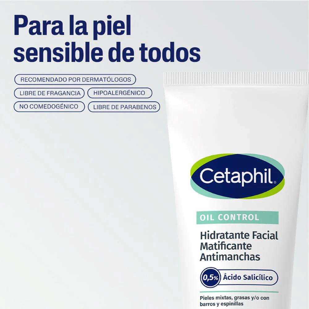 Oil Control Hidratante Facial Matificante 100ml CETAPHIL® - Image 3