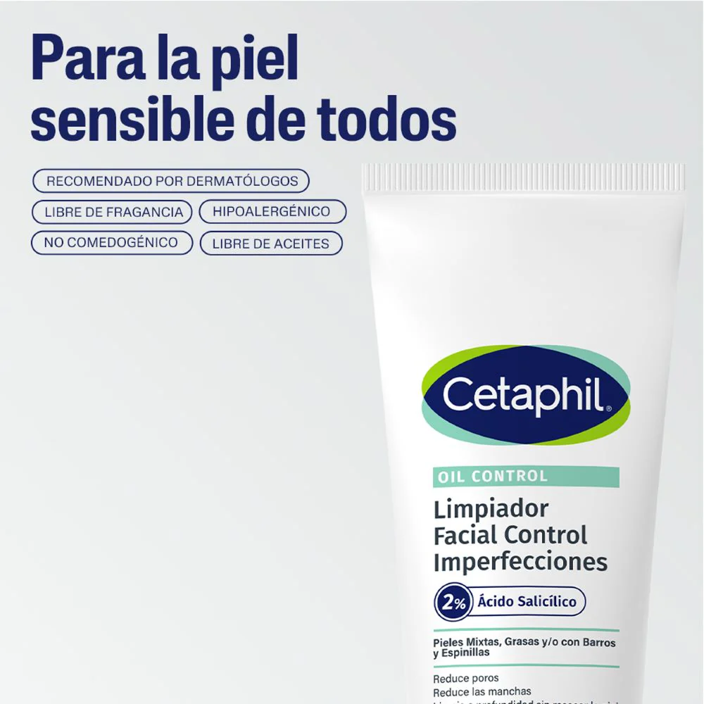 Oil Control Gel Limpiador Facial Control De Imperfecciones 236ml CETAPHIL® - Image 4