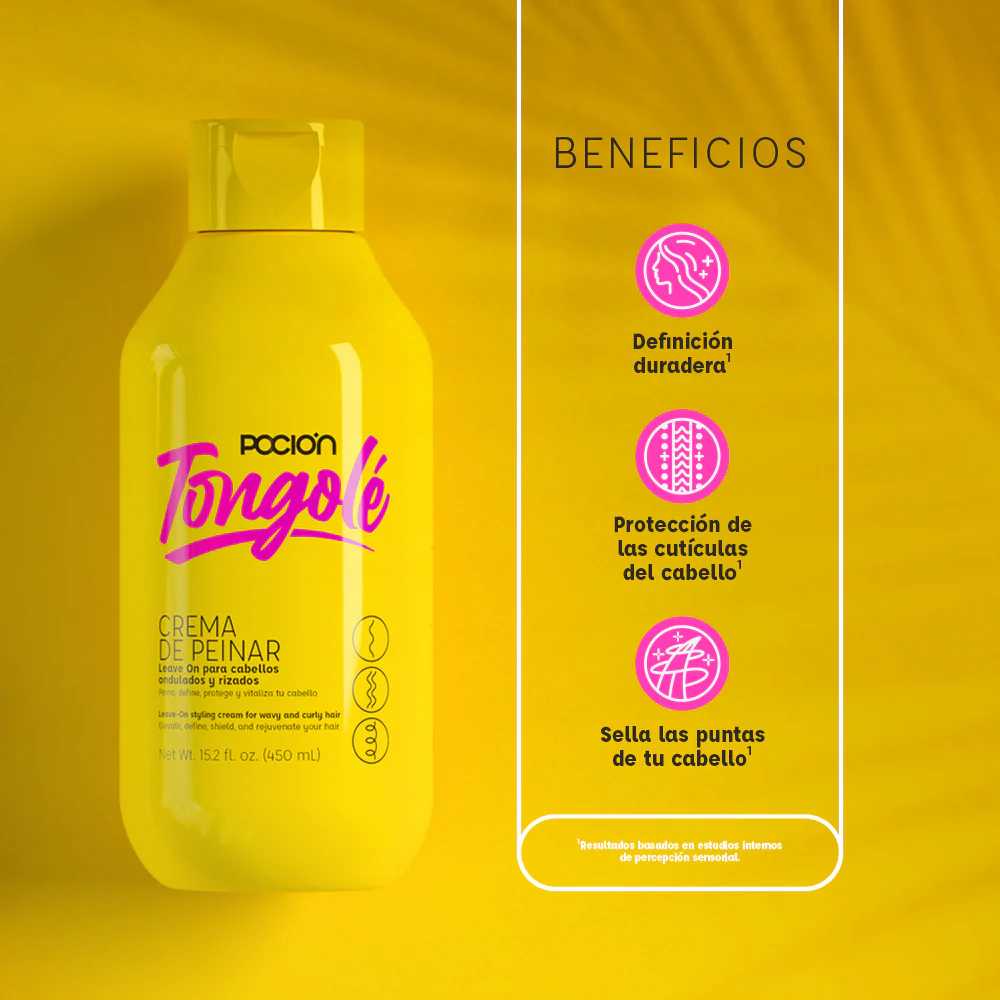 Leave On Crema de Peinar Rizos Tongolé 450ML POCION - Image 4