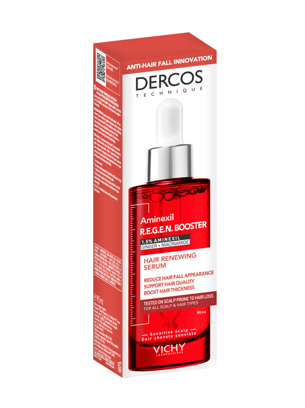 Sérum Fortalecedor Capilar AMINEXIL 90 ML DERCOS - Image 3