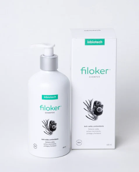 Filoker Shampoo Anti Caida y Antioxidante 400ml INBIOTECH®