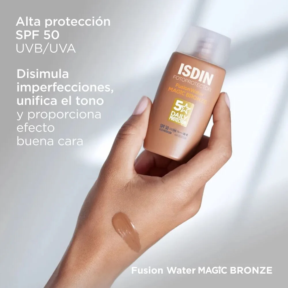Fotoprotector Fusion Water Magic Color Dark  50ml ISDIN® - Image 2