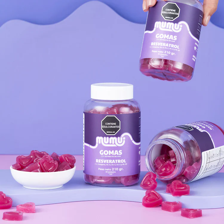 Gomas de Resveratrol X210g MUMU® - Image 3