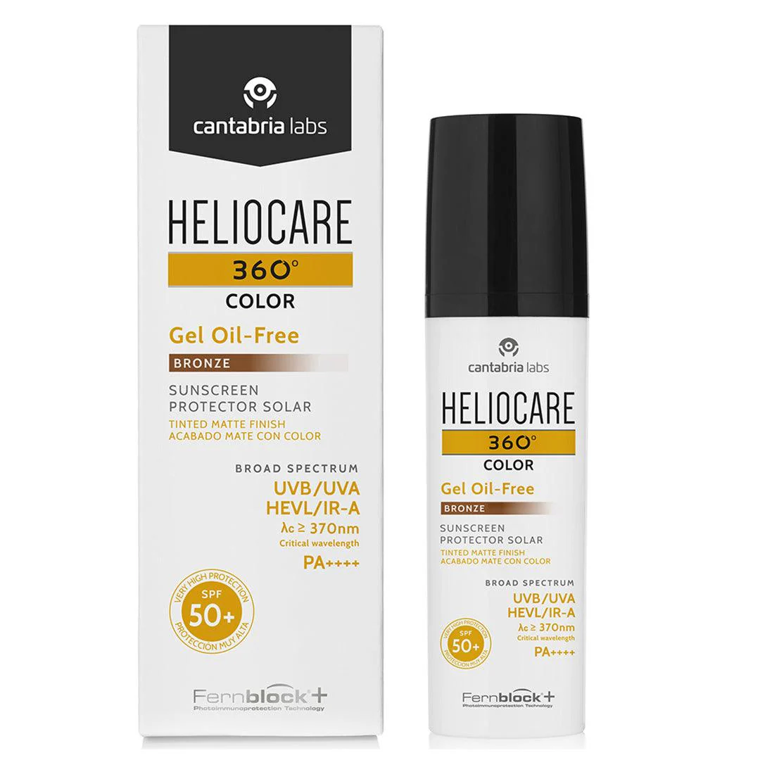 Heliocare 360° Gel Oil Free Bronze SPF 50+ 50ml CANTABRIA®