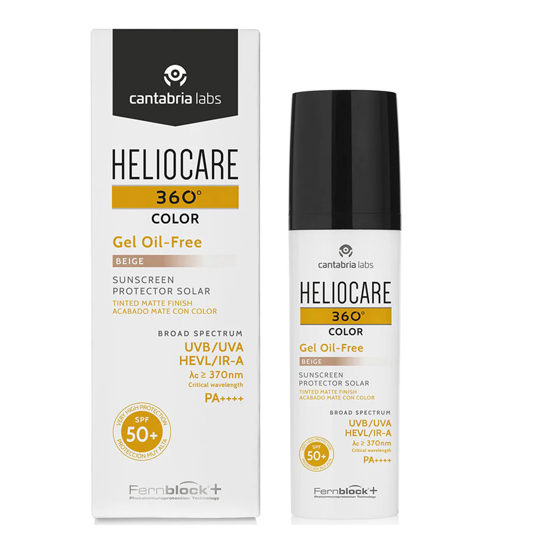 HELIOCARE 360° Oil Free Protector Solar SPF50 Beige 50ml CANTABRIA®