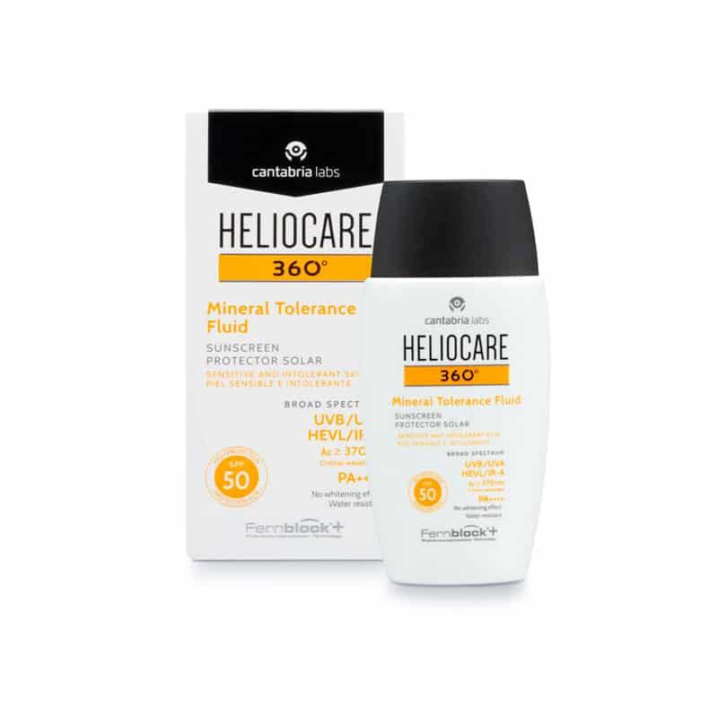 Heliocare 360° Mineral Tolerance Fluido Protector Solar SPF50 50ml CANTABRIA®