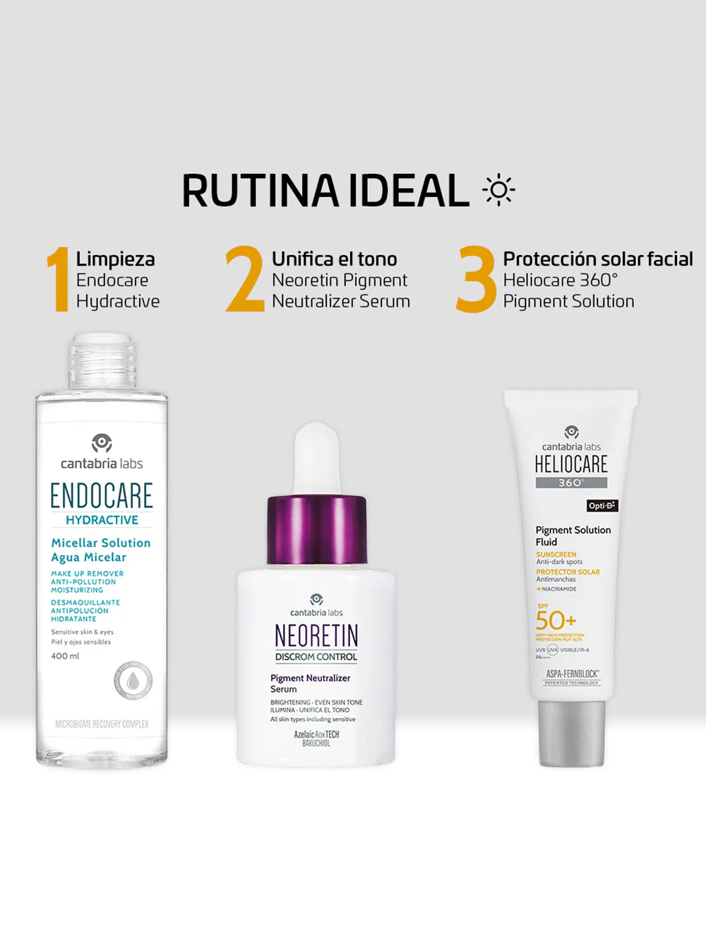 Heliocare 360° Pigment Solution Fluid Fotoprotector SPF50+ 50ml CANTABRIA® - Image 6
