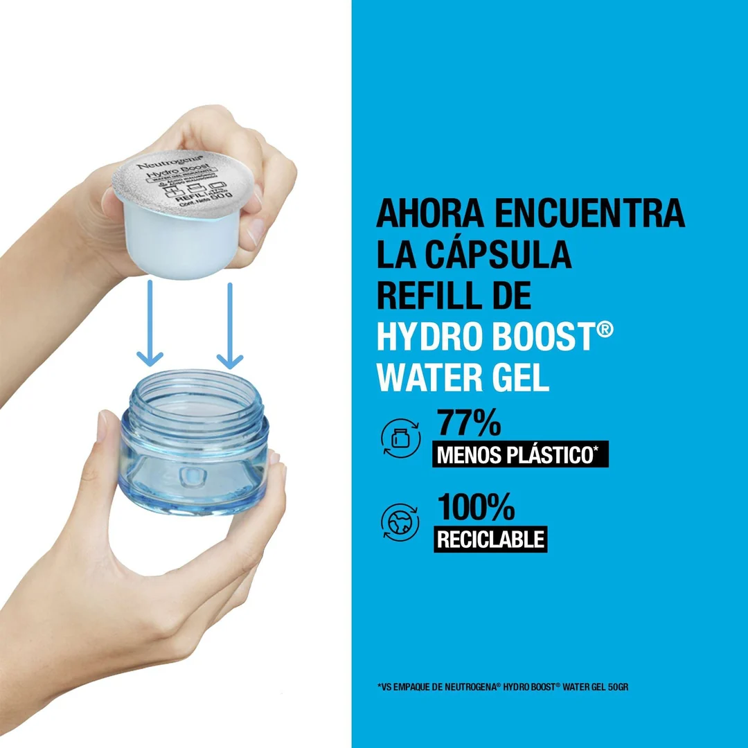 Crema hidratante facial en gel Hydro Boost® Ácido Hialurónico 50g Neutrogena® - Image 4
