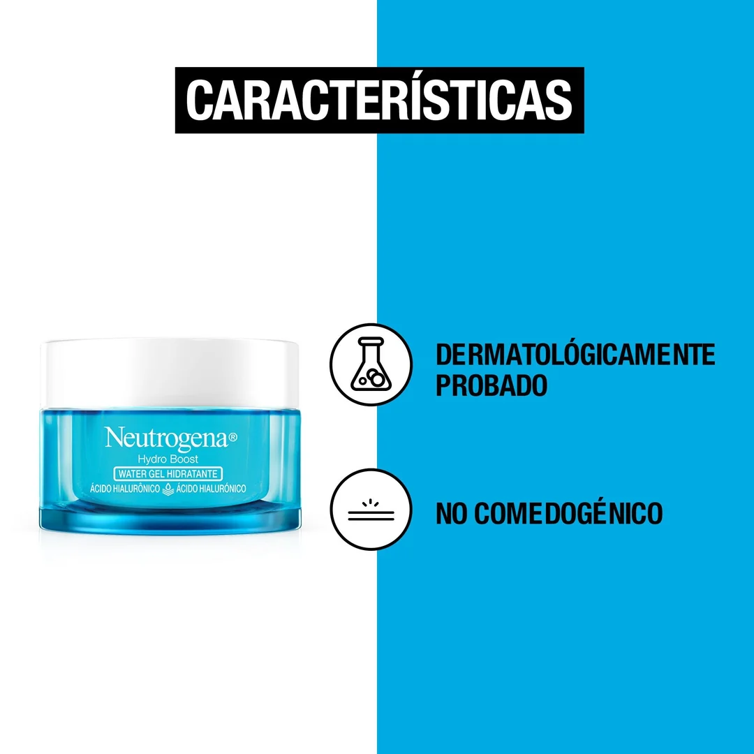 Crema hidratante facial en gel Hydro Boost® Ácido Hialurónico 50g Neutrogena® - Image 6