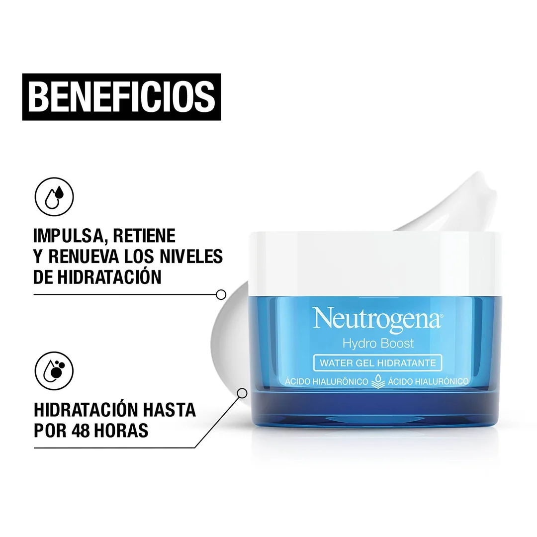 Crema hidratante facial en gel Hydro Boost® Ácido Hialurónico 50g Neutrogena® - Image 7