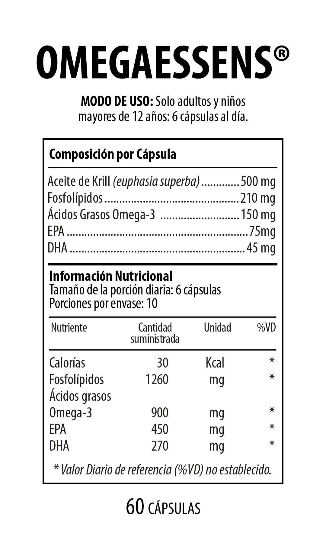 Omegaessens Suplemento Dietario 60 Cápsulas NUTRABIOTICS® - Image 2