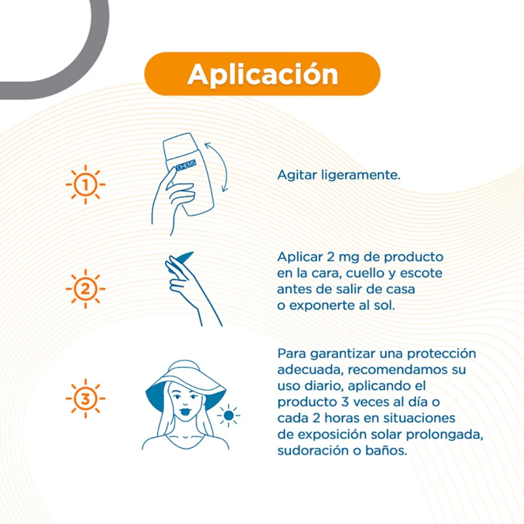 Aqua Care Protector Solar SPF50+ 50ml DHEMS® - Image 4