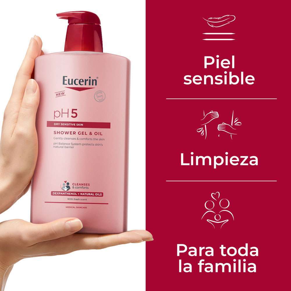 pH5 Aceite y Gel de Ducha 1000m EUCERIN® - Image 3