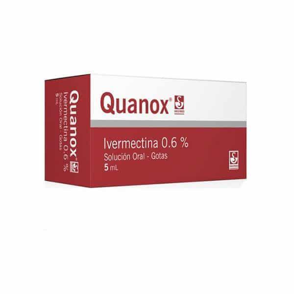 Quanox Ivermectina Gotas 06% 5ml DERMASIEGFRIED®