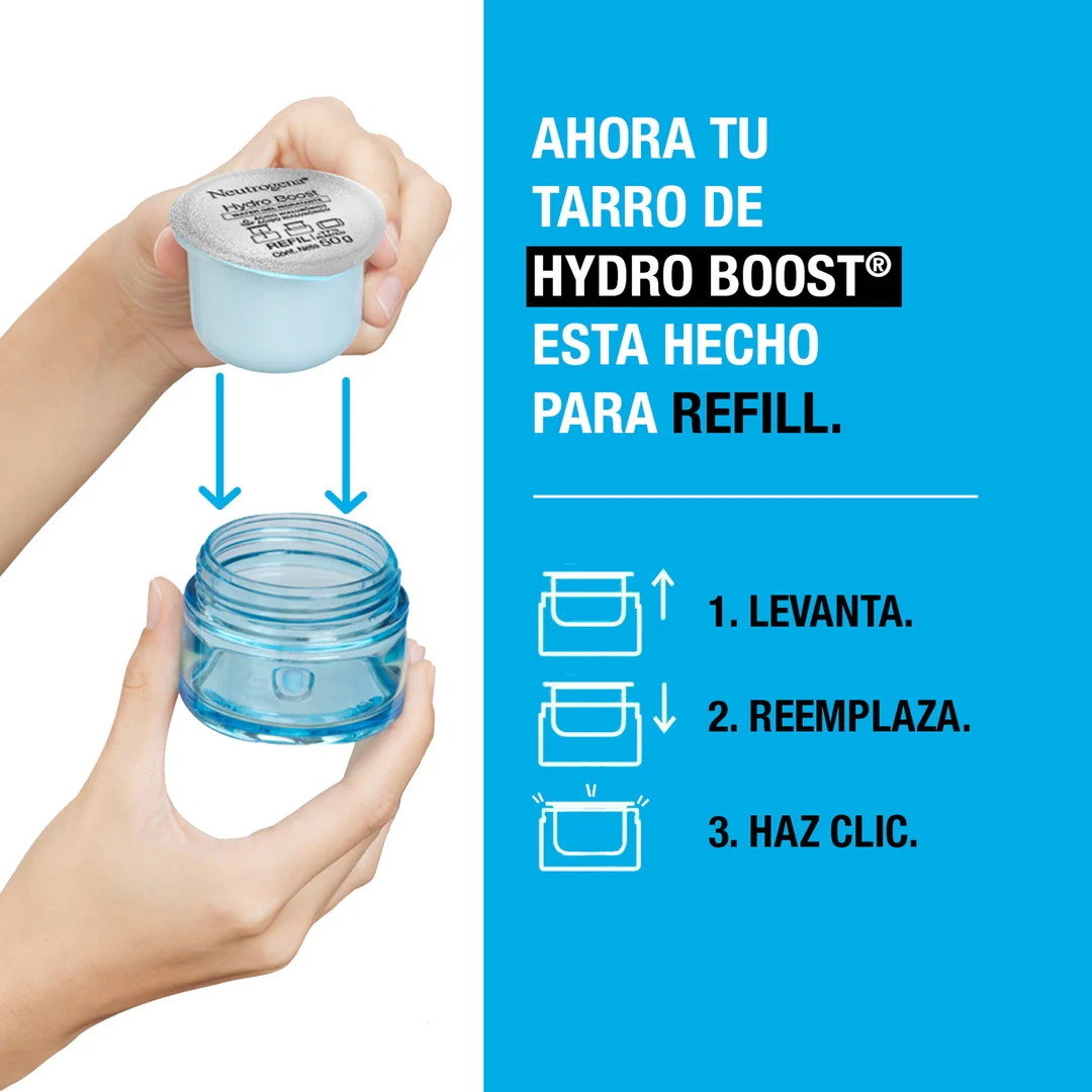 Refill de Crema Hidratante Facial en Gel Hydro Boost® 50g Neutrogena® - Image 5