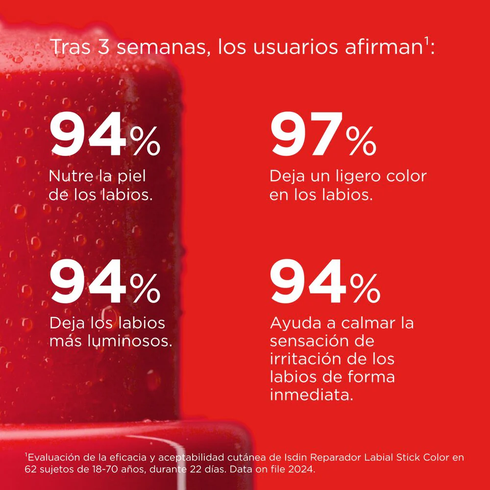 Reparador Labial Rojo 4G ISDIN® - Image 5