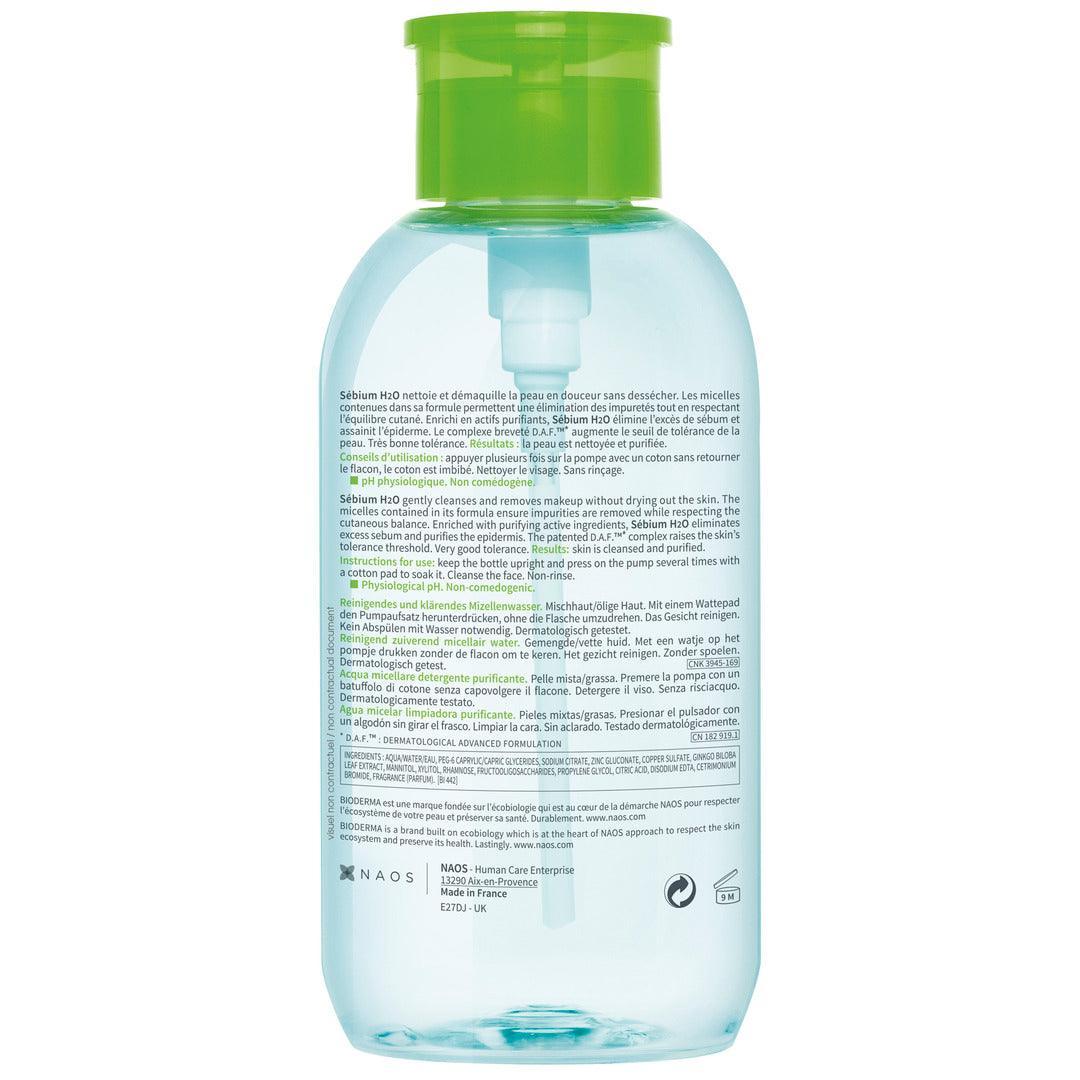 Sébium H2O Agua Micelar 500ml BIODERMA® - Image 5
