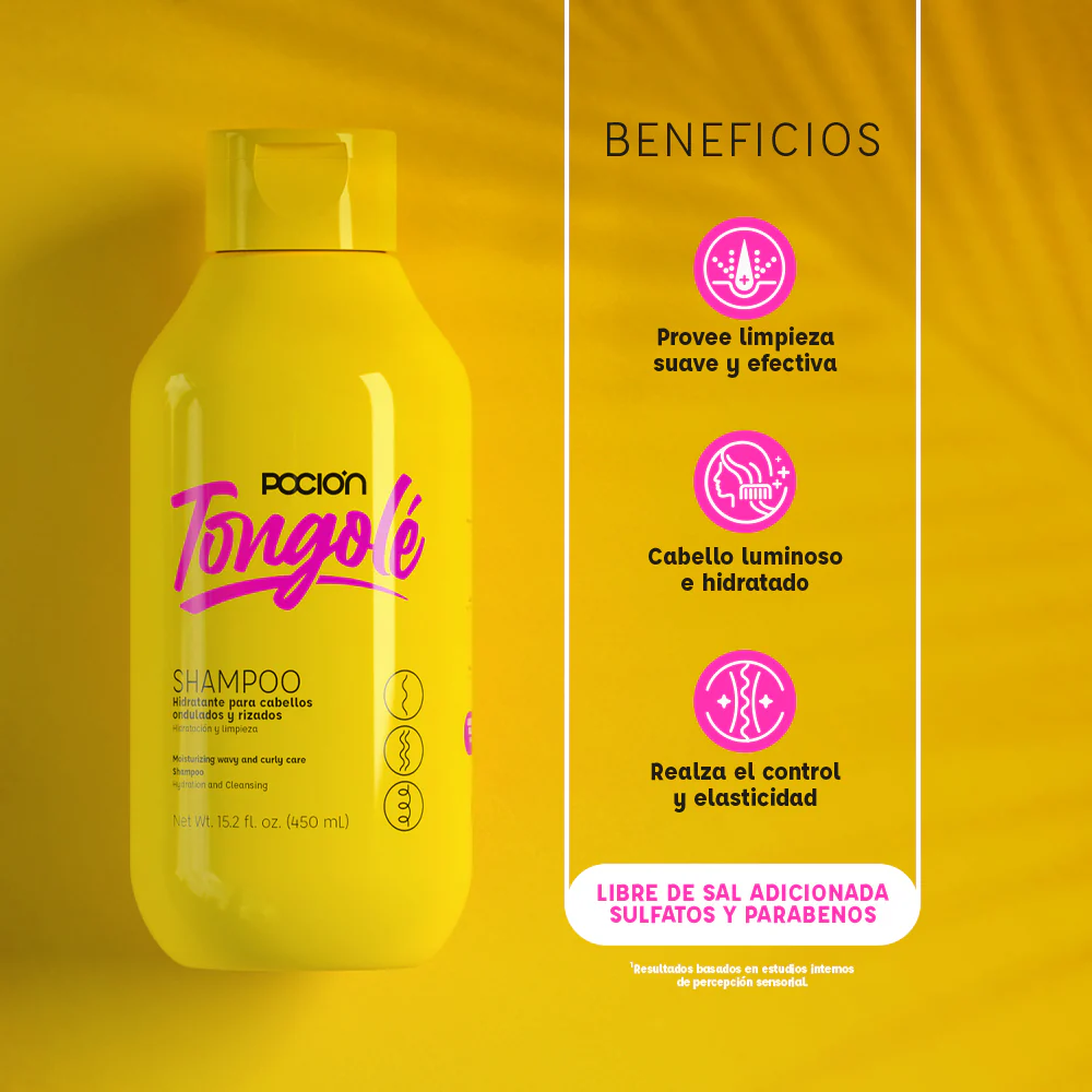 Shampoo para Rizos Tongolé 450ML POCION - Image 4