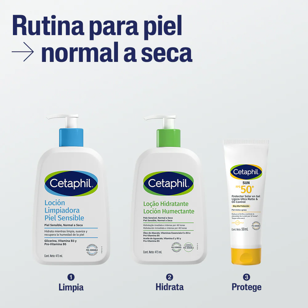 Sun Protector Solar en Gel Ligero FPS 50+ Ultra Matte & Oil Control CETAPHIL® - Image 5
