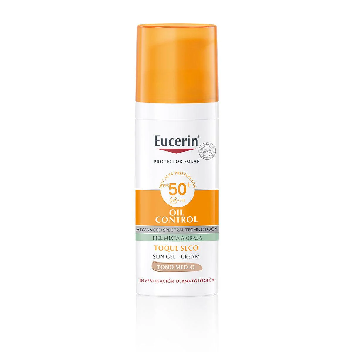 Fotoprotector Solae Toque Seco Con Tono Medio Gel Cream 50ml EUCERIN®