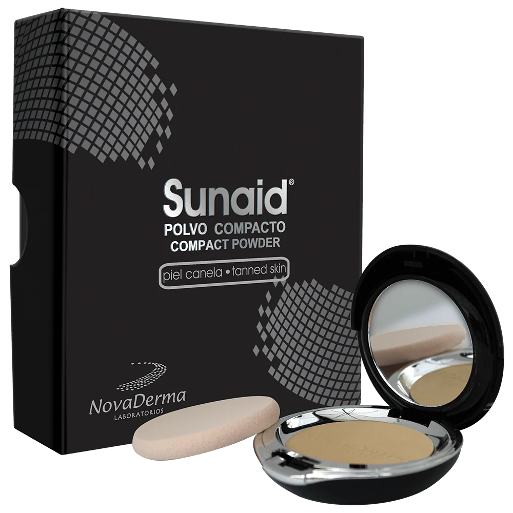 Polvo Compacto Piel Canela Estuche 12gr NOVADERMA®