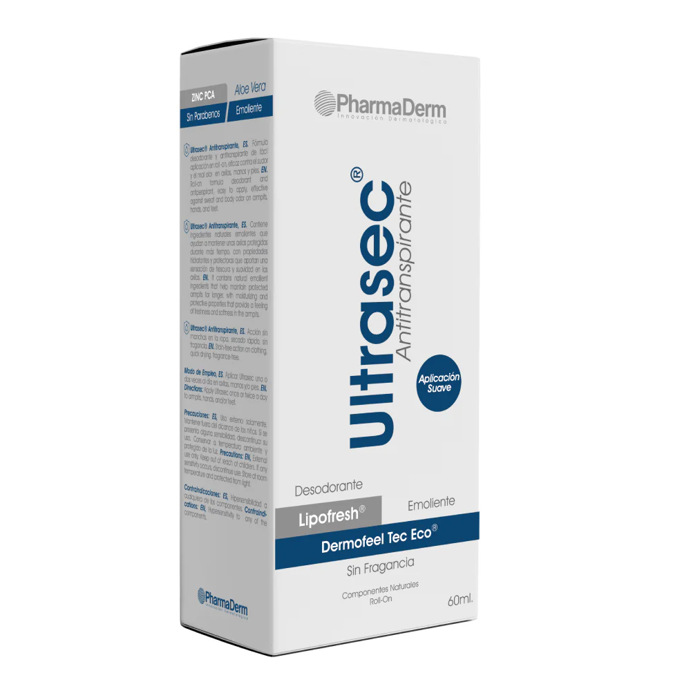 Ultrasec Roll ON Desodorante 60ml PHARMADERM®